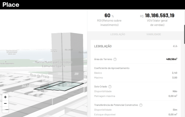 Startup gaúcha fornece todas as variáveis da incorporação de terrenos em Porto Alegre em tempo real