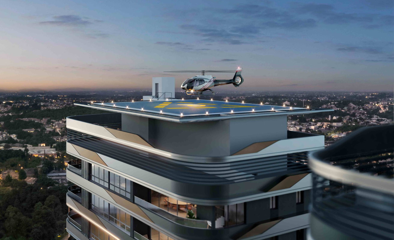 Com heliponto e design Pininfarina, Plaenge lança maior projeto de luxo de Curitiba