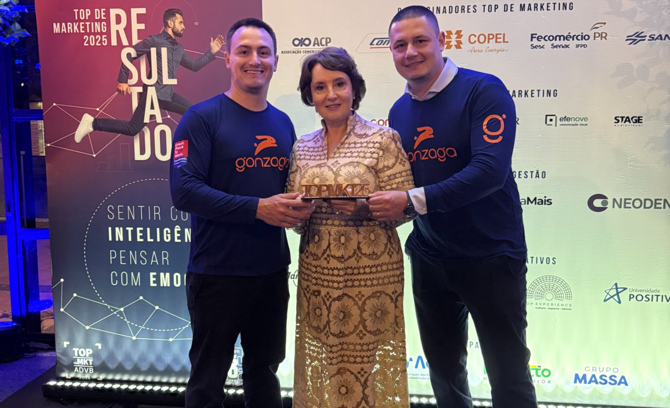 Imobiliária Gonzaga conquista, pela primeira vez, o Top de Marketing ADVB/PR