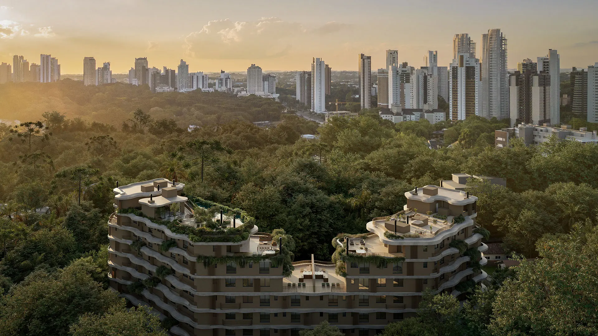 Puro, da Construtora Bidese, tem bosque preservado de 11 mil m² em Curitiba