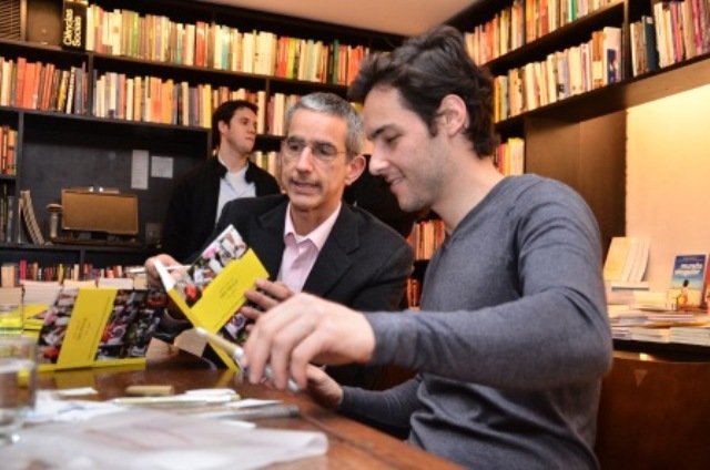 Alexandre Frankel, presidente do conselho da Vitacon e CEO da Housi, e o jornalista e escritor Leão Serva